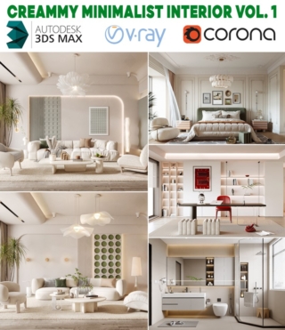 M0174 – 3D CREAM STYLES INTERIOR VOL.1