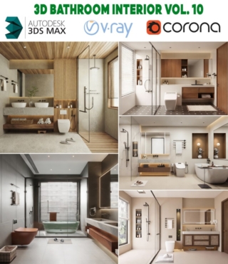 3D0139 – 3D BATHROOM INTERIOR VOL. 10