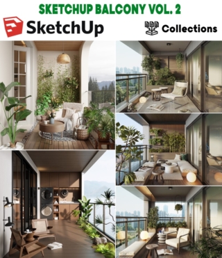 SK0126 – SKETCHUP BALCONY VOL.2