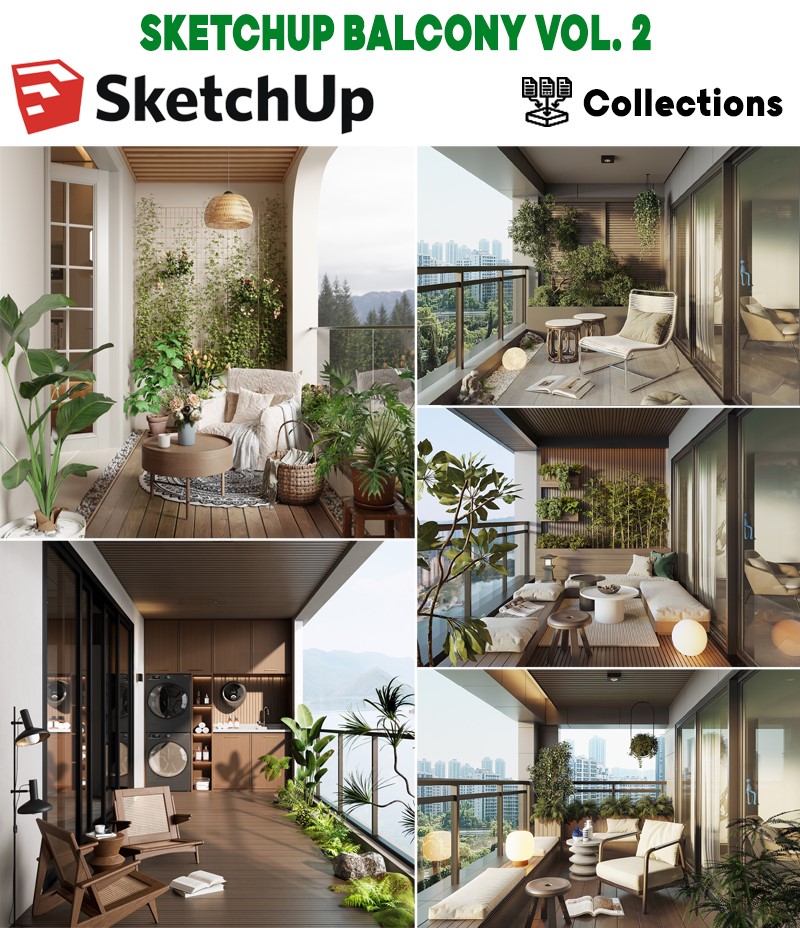SketchUp balcony