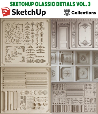 SK0127 – SKETCHUP CLASSIC DETAILS VOL.3