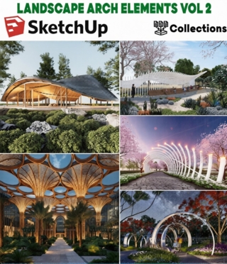 SK0132 – LANDSCAPE ARCHITECTURAL ELEMENTS VOL. 2