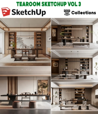 SK0158 – TEAROOM SKETCHUP VOL.3