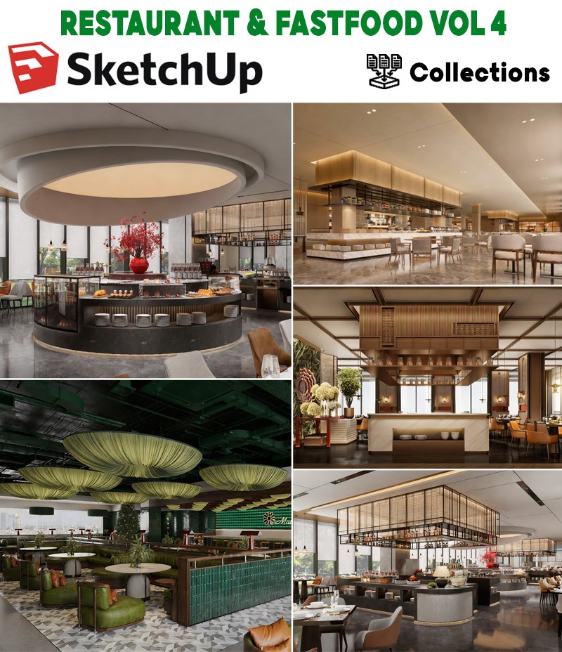 restaurant fastfood sketchup, buffet restaurant sketchup, modern buffet interior sketchup, dining restaurant sketchup render, buffet line sketchup design, hospitality restaurant sketchup, commercial dining sketchup scene, food court sketchup interior, restaurant serving counter sketchup, modern restaurant render sketchup