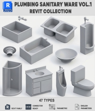 BIM025 – PLUMBING SANITARY WARE BIM VOL.1