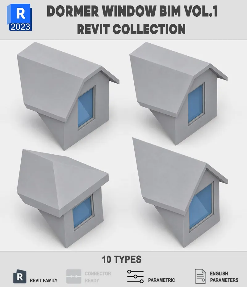 BIM028 – DORMER WINDOW COLLECTION VOL.1.