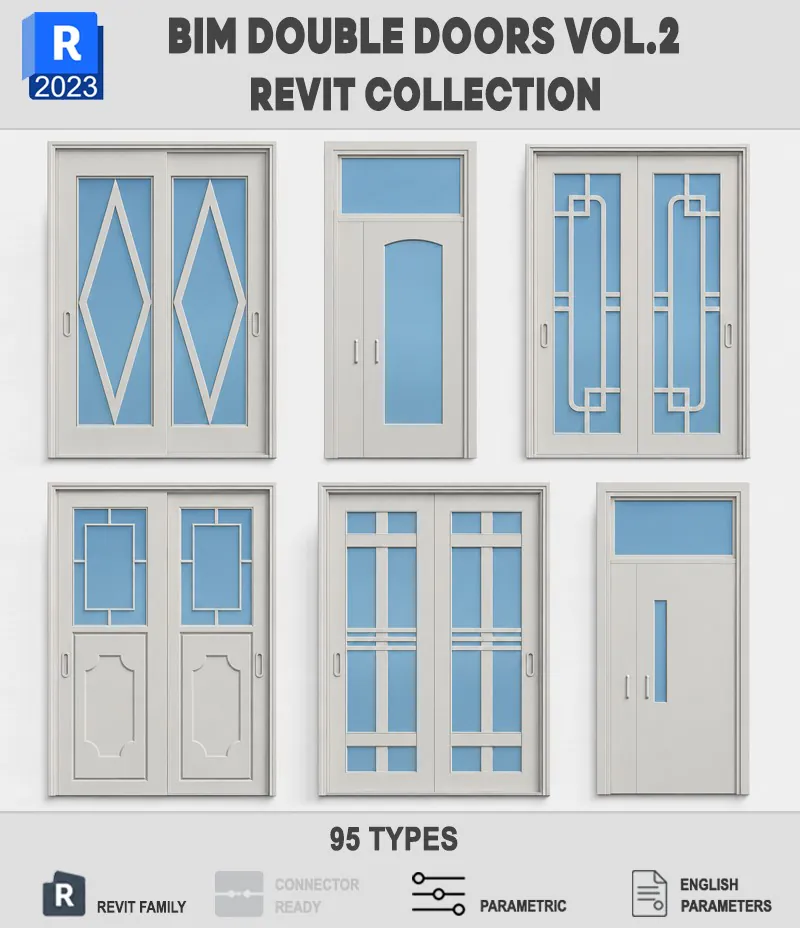 BIM030 – BIM DOUBLE DOORS SYSTEMS COLLECTION VOL.2.